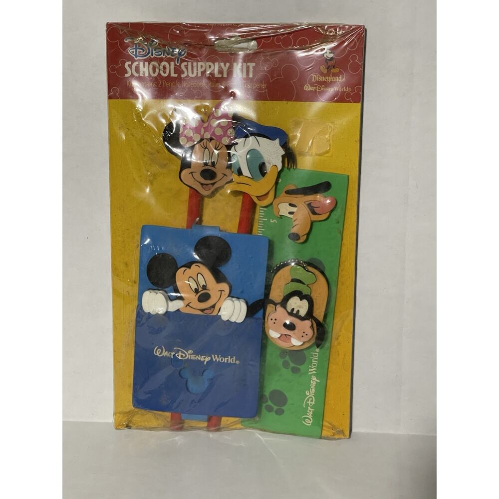 Vintage Disney School Supplies Kit NIP‎ Circa 2000s